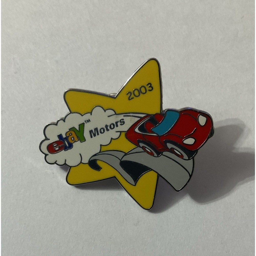 Ebay Live 2003 Ebay Motors Red Convertible Car Vintage Enamel Lapel Pin